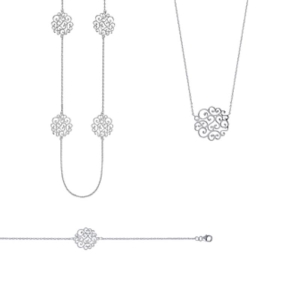 COLLIER ARGENT 925 RHODIE