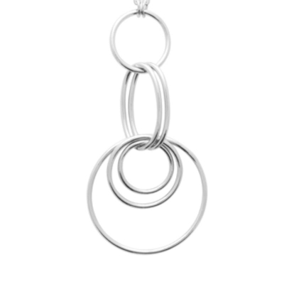 COLLIER ARGENT 925 RHODIE