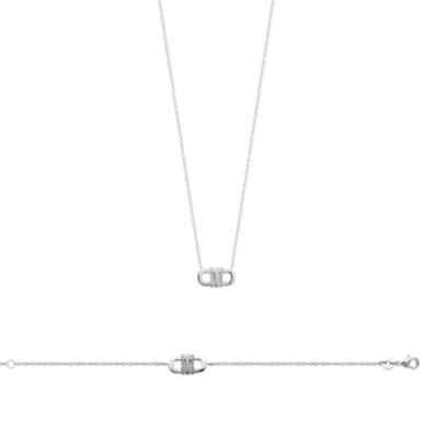 COLLIER ARGENT 925 RHODIE