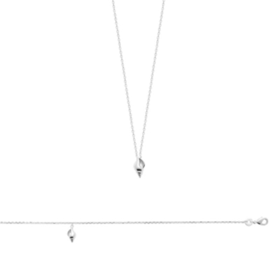 COLLIER ARGENT 925 RHODIE