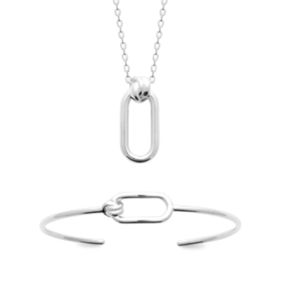 COLLIER ARGENT 925 RHODIE