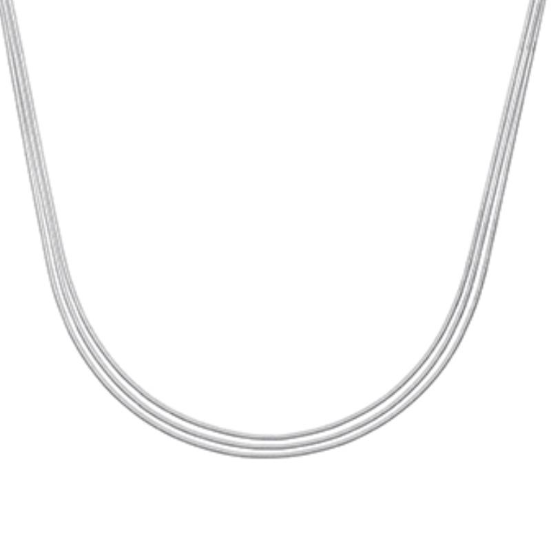 COLLIER ARGENT 925 RHODIE