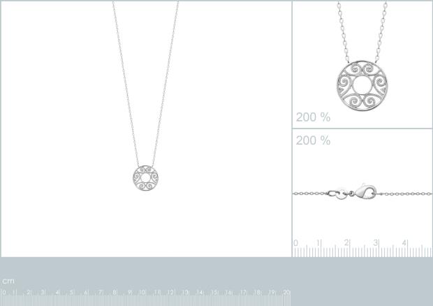 COLLIER ARGENT 925 RHODIE - 7z2191845