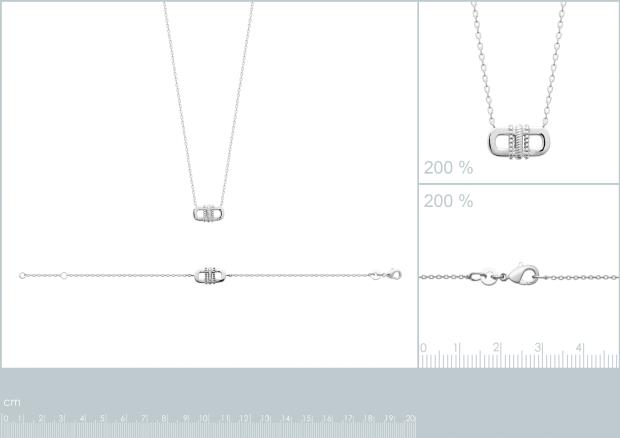 COLLIER ARGENT 925 RHODIE - 7z2200845