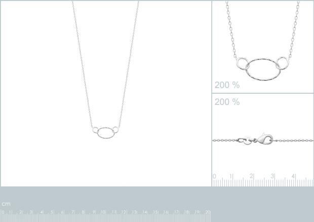 COLLIER ARGENT 925 RHODIE - 7z2202045