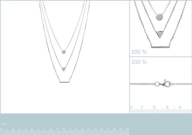 COLLIER ARGENT 925 RHODIE - 7z2147840