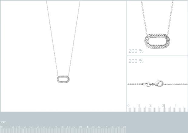 COLLIER ARGENT 925 RHODIE - 7z2187345