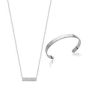 COLLIER ARGENT 925 RHODIE