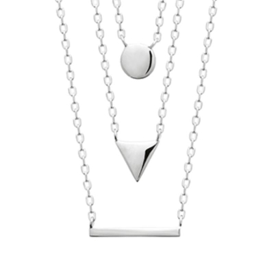 COLLIER ARGENT 925 RHODIE