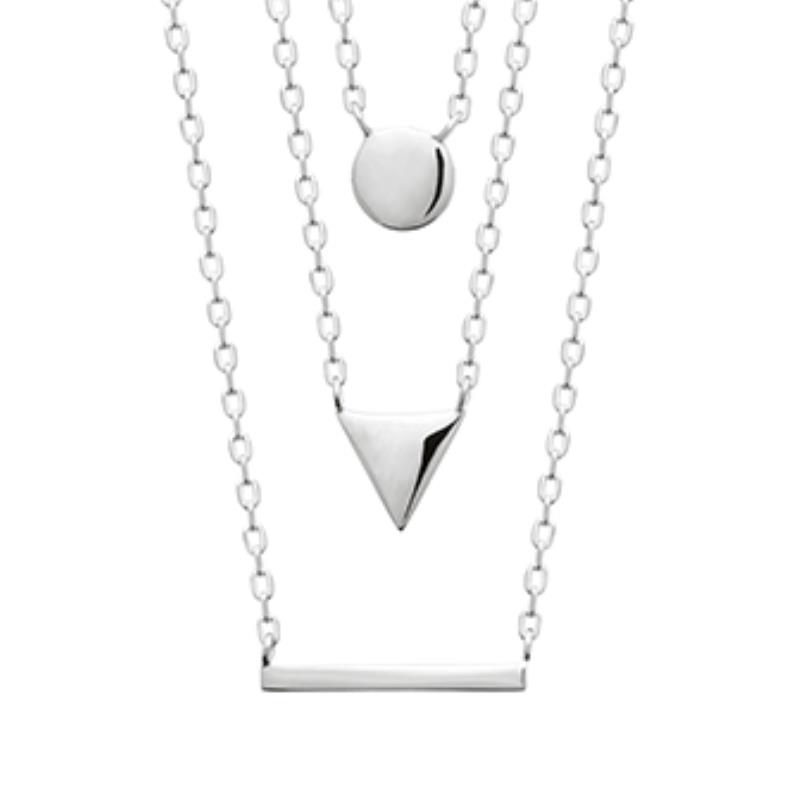 COLLIER ARGENT 925 RHODIE