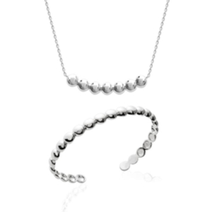 COLLIER ARGENT 925 RHODIE