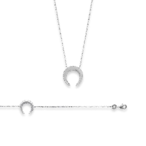 COLLIER ARGENT 925 RHODIE