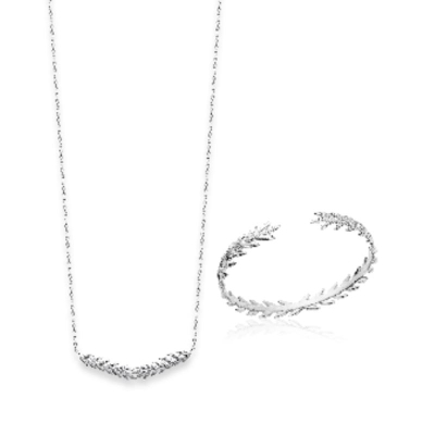 COLLIER ARGENT 925 RHODIE