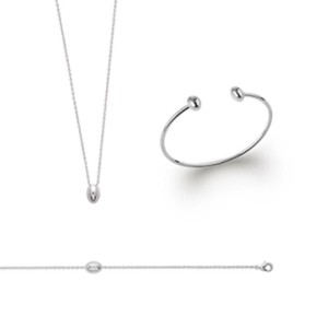 COLLIER ARGENT 925 RHODIE