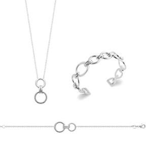 COLLIER ARGENT 925 RHODIE