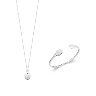 COLLIER ARGENT 925 RHODIE