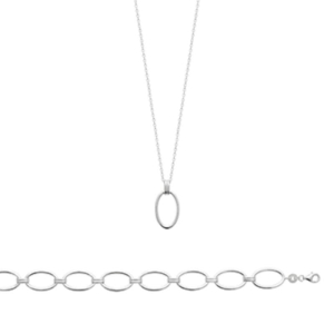 COLLIER ARGENT 925 RHODIE