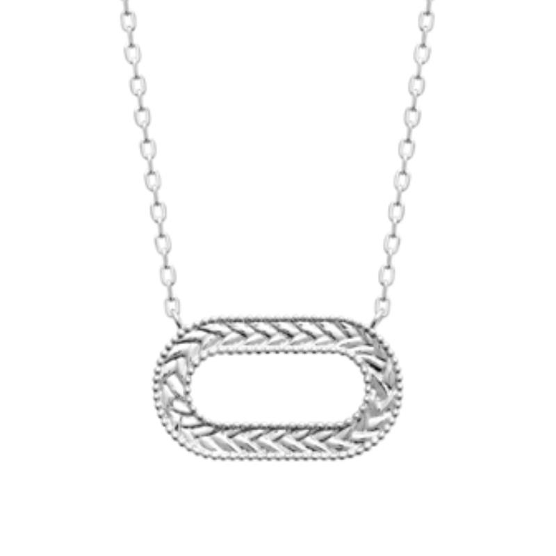 COLLIER ARGENT 925 RHODIE
