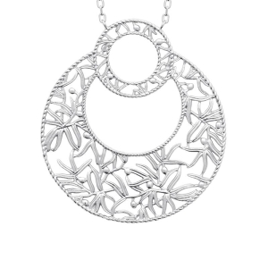 COLLIER ARGENT 925 RHODIE