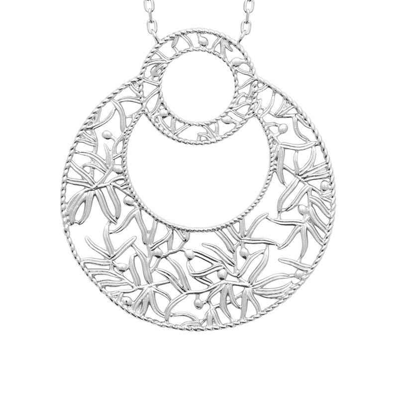 COLLIER ARGENT 925 RHODIE