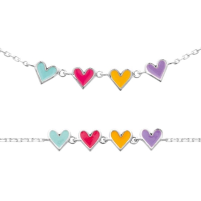 BRACELET ARGENT 925 RHODIE LAQUE