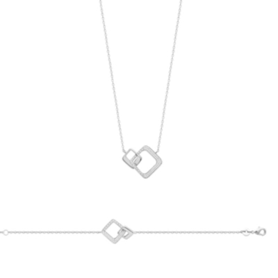 BRACELET ARGENT 925 RHODIE OZ