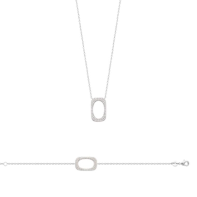 BRACELET ARGENT 925 RHODIE OZ