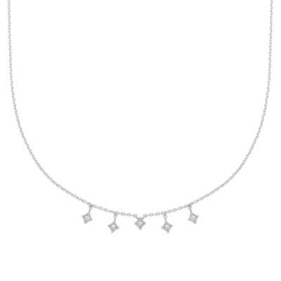 COLLIER ARGENT 925 RHODIE OZ