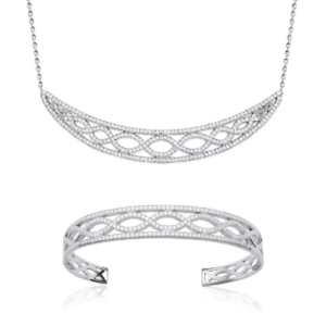 COLLIER ARGENT 925 RHODIE OZ