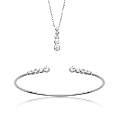 COLLIER ARGENT 925 RHODIE OZ