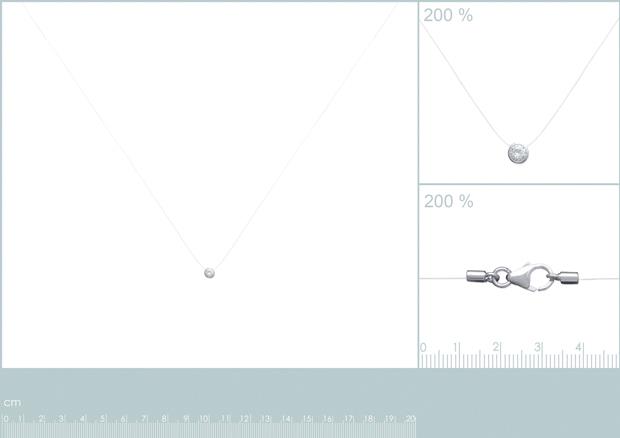 COLLIER ARGENT 925 RHODIE OZ - 8z7132942