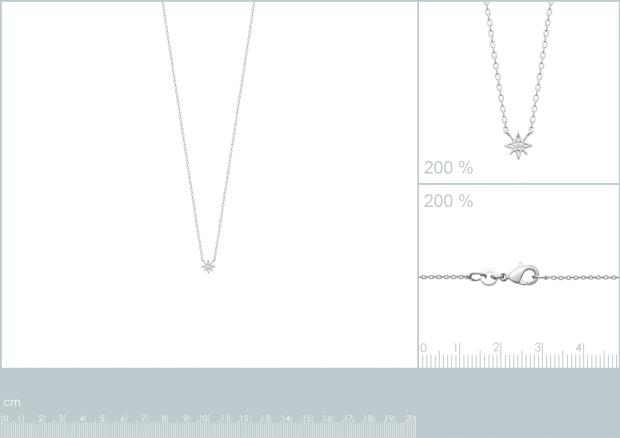 COLLIER ARGENT 925 RHODIE OZ - 8z7375045