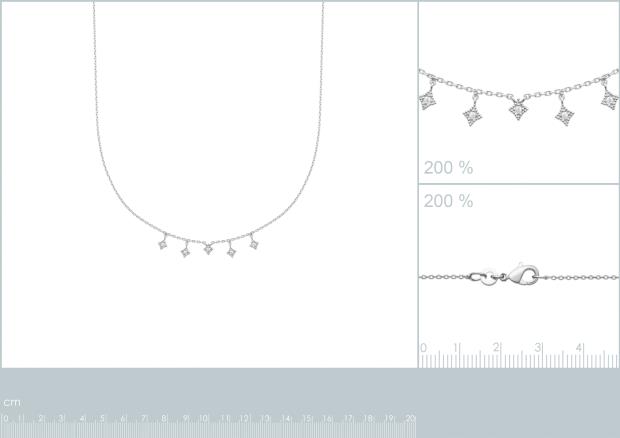 COLLIER ARGENT 925 RHODIE OZ - 8z7375245