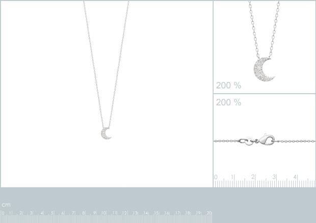 COLLIER ARGENT 925 RHODIE OZ - 8z7375445