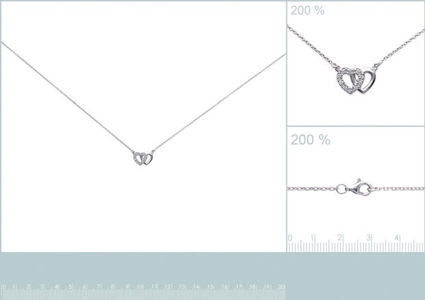 COLLIER ARGENT 925 RHODIE OZ - 8z7810042