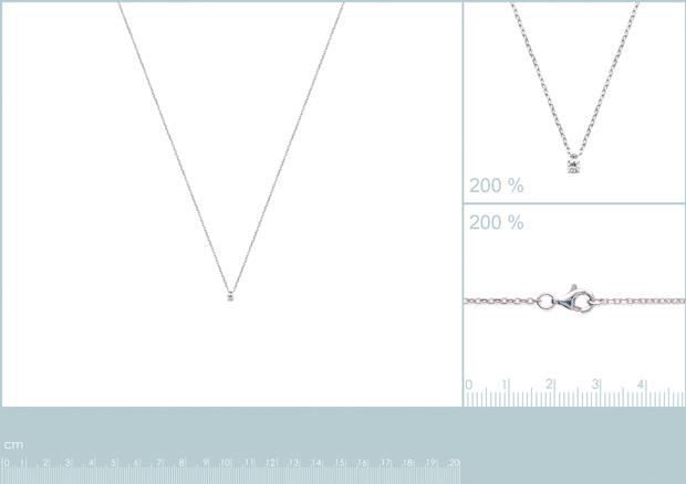 COLLIER ARGENT 925 RHODIE OZ - 8z7307345