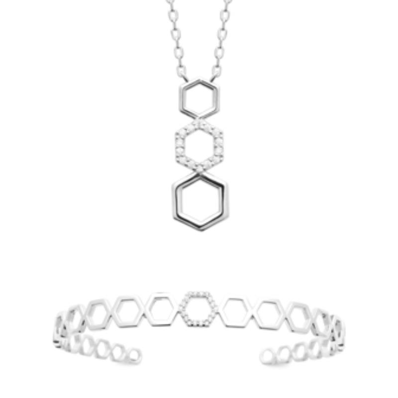 COLLIER ARGENT 925 RHODIE OZ