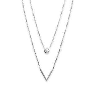 COLLIER ARGENT 925 RHODIE OZ