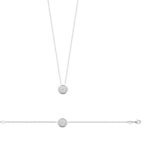 COLLIER ARGENT 925 RHODIE OZ