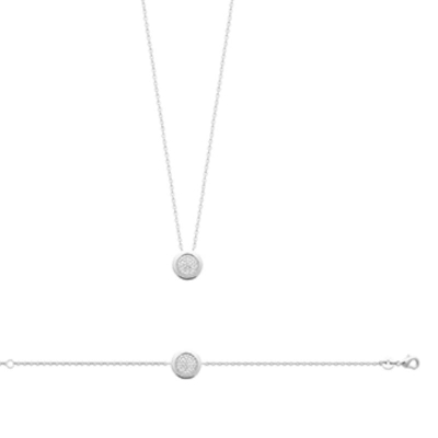 COLLIER ARGENT 925 RHODIE OZ