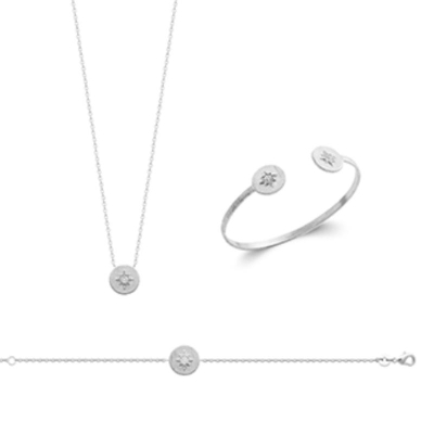 COLLIER ARGENT 925 RHODIE OZ