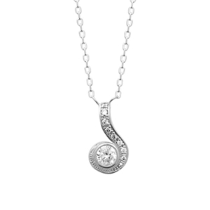 COLLIER ARGENT 925 RHODIE OZ