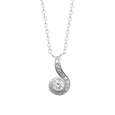 COLLIER ARGENT 925 RHODIE OZ