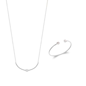 COLLIER ARGENT 925 RHODIE OZ