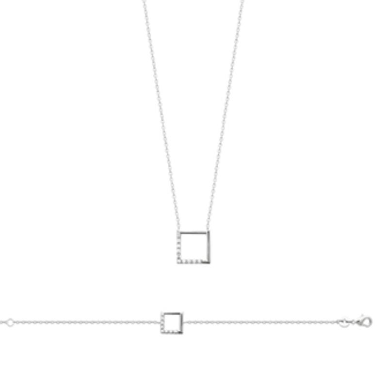 COLLIER ARGENT 925 RHODIE OZ