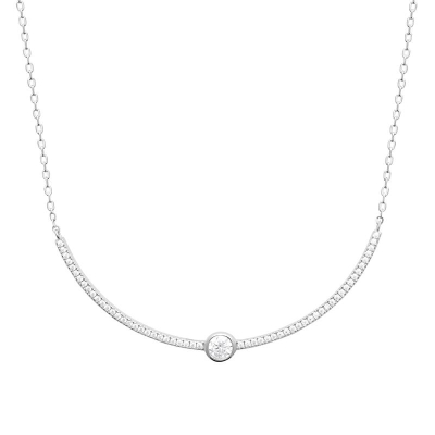 COLLIER ARGENT 925 RHODIE OZ