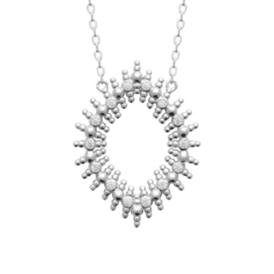 COLLIER ARGENT 925 RHODIE OZ