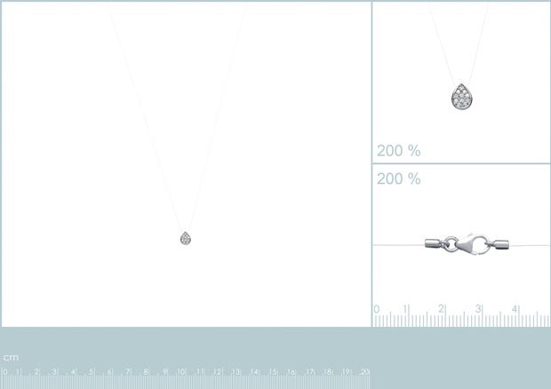 COLLIER ARGENT 925 RHODIE OZ MICROSERTI - 8z7160042