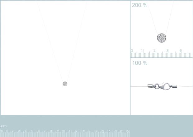 COLLIER ARGENT 925 RHODIE OZ MICROSERTI - 8z7160142