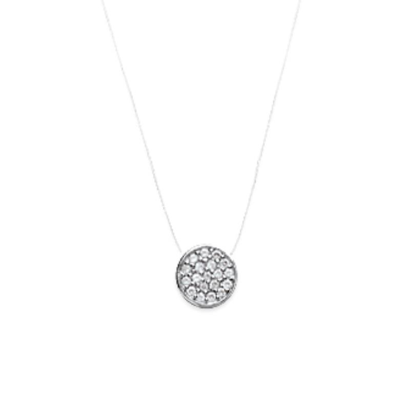 COLLIER ARGENT 925 RHODIE OZ MICROSERTI